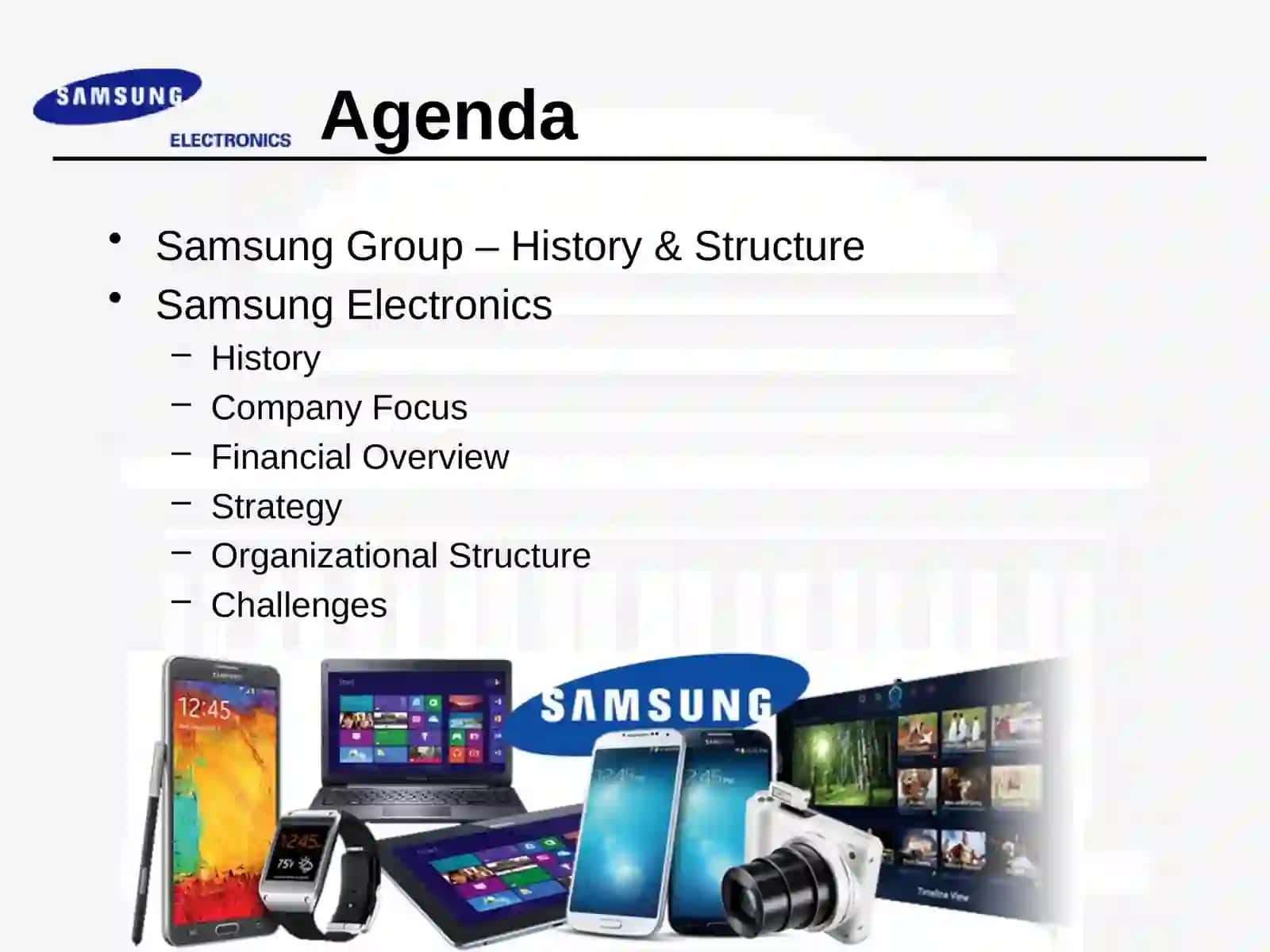 Samsung Group - History & Structure 2