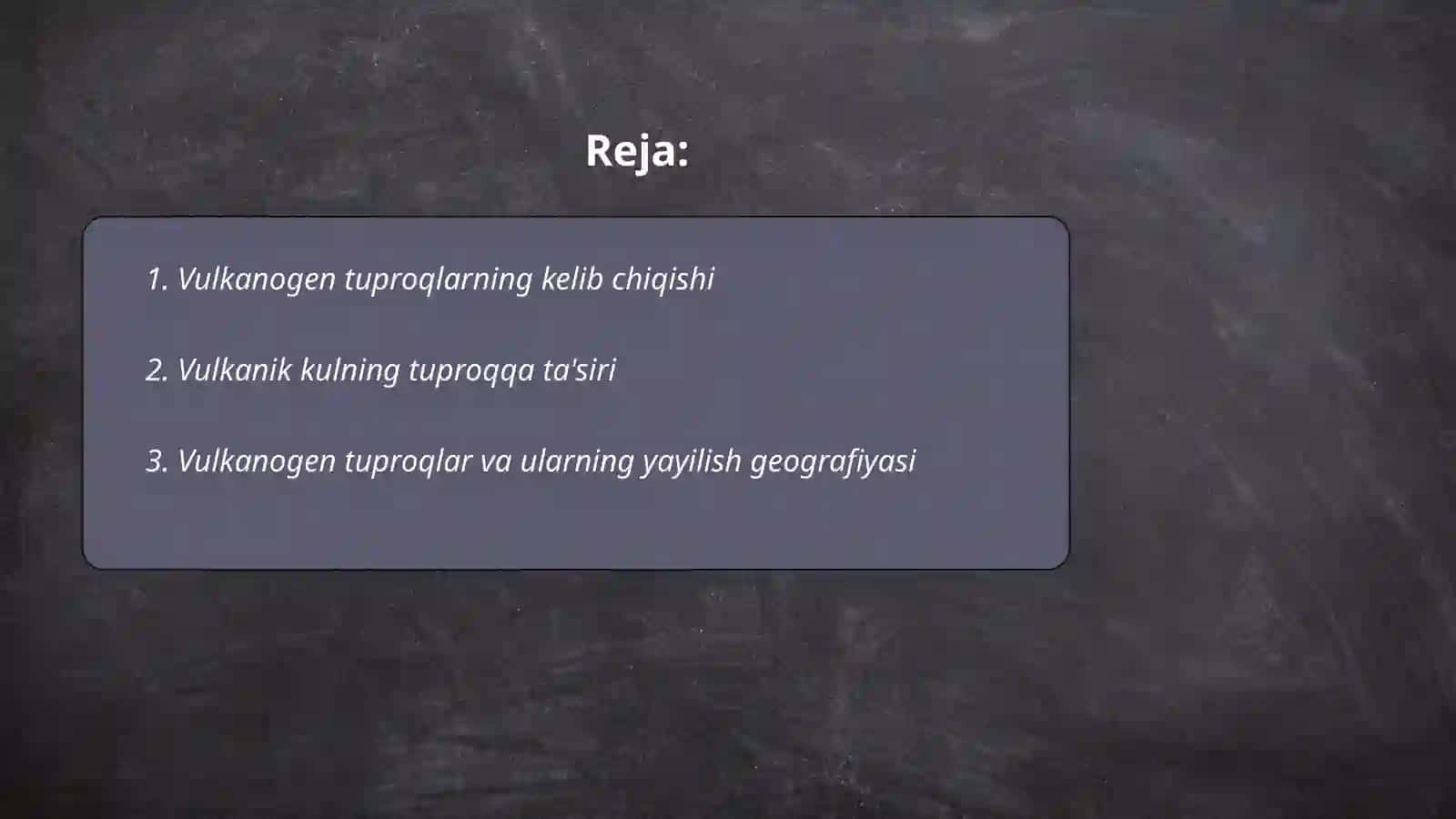 Vulkanogen tuproqlar 2