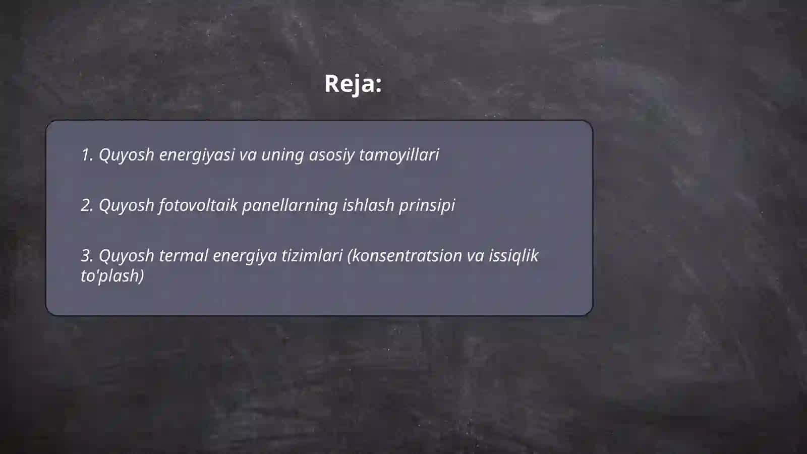 Muqobil elektr manbalari 2