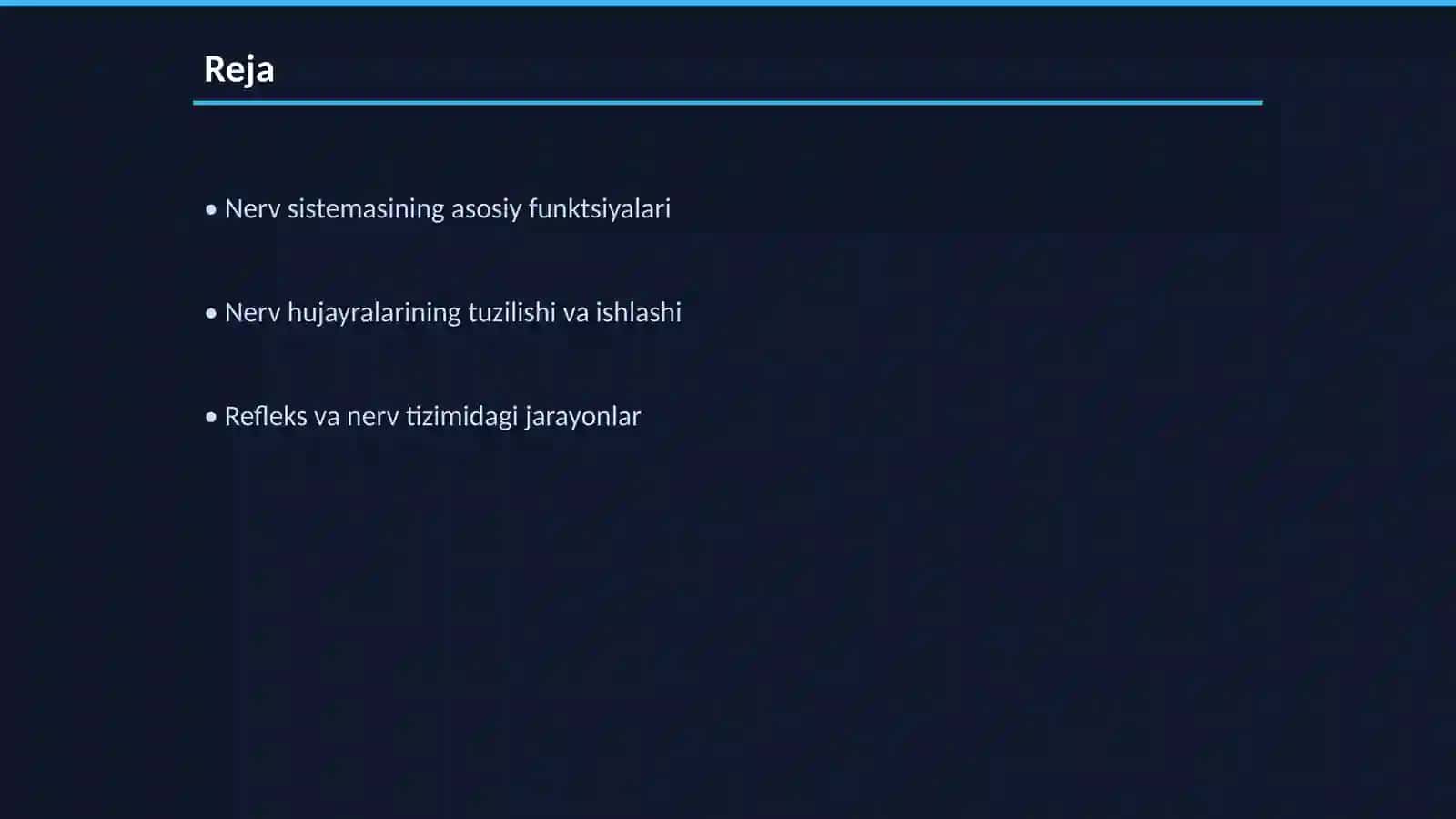 Nerv sistemasining fiziologik xususiyatlari 2
