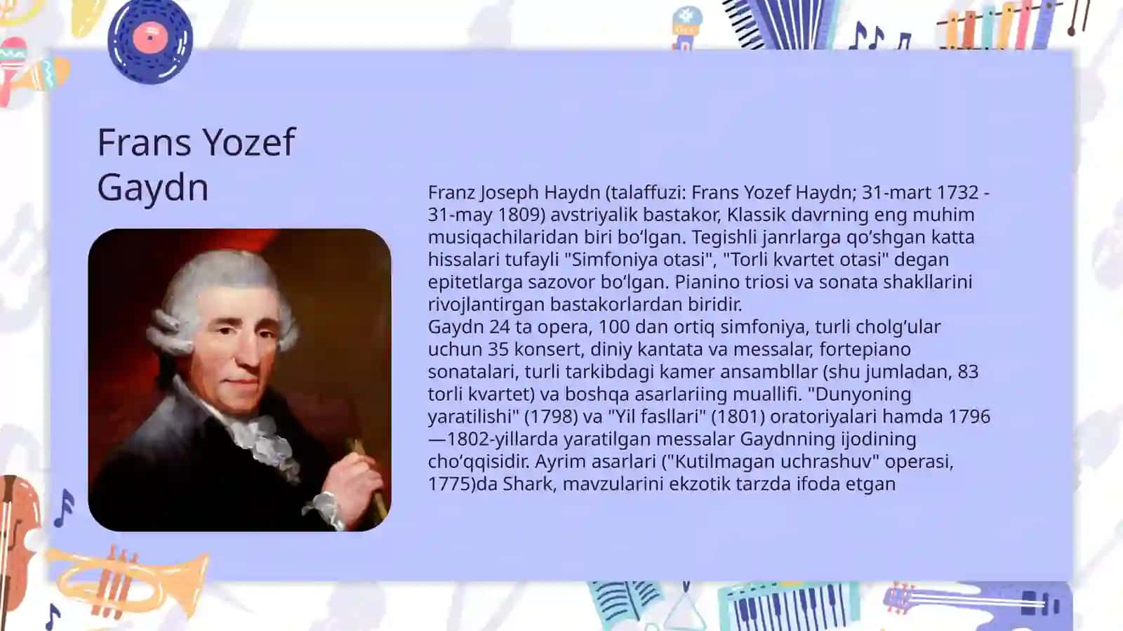 Frans Yozef Gaydn 2