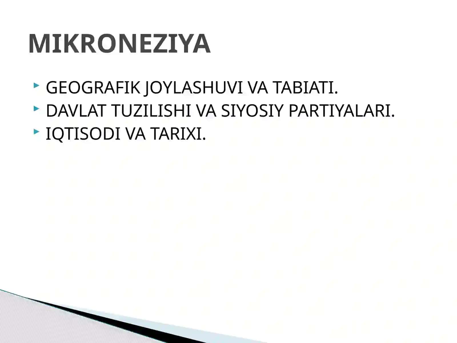 GEOGRAFIK JOYLASHUVI VA TABIATI 2