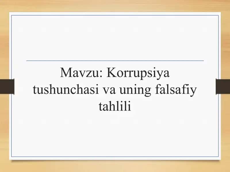 Korrupsiya tushunchasi va uning falsafiy tahlili 2