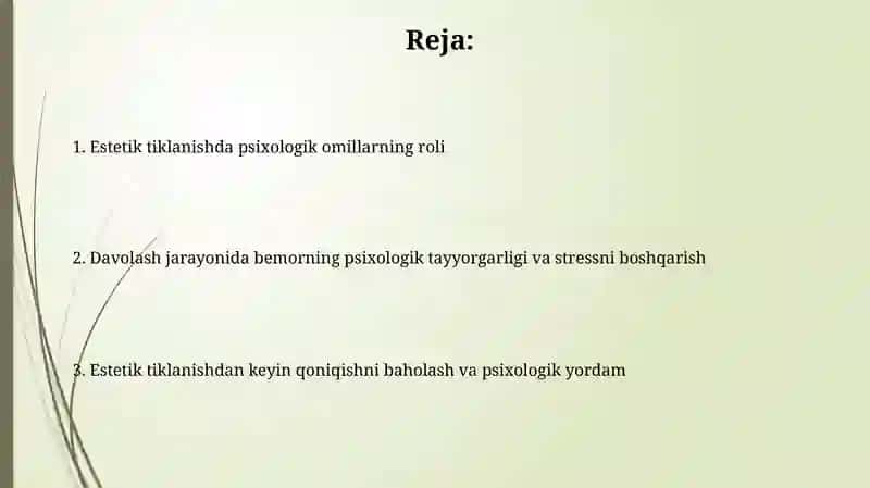 Tishlarni estetik restavratsiya gilishning psixologik jihatlari 2