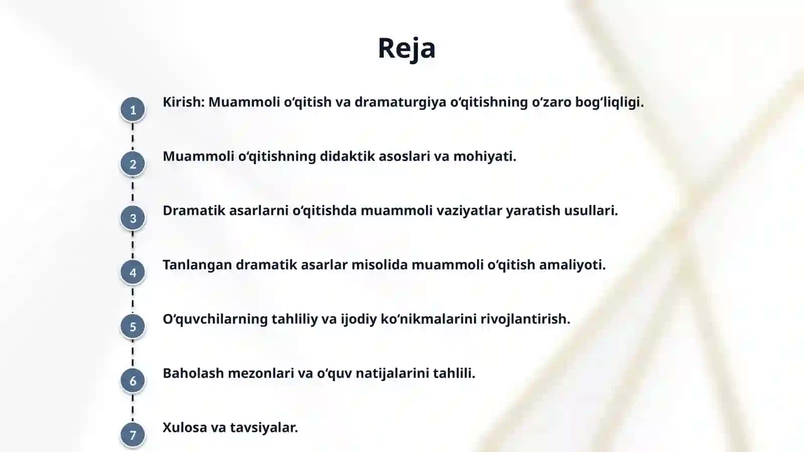Muammoli ta’lim texnologiyasi asosida dramatik asarlarni o’qitish 2