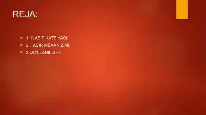 ANTIGISTAMIN DORI VOSITALARINING KLINIK FARMAKALOGIYASI 2