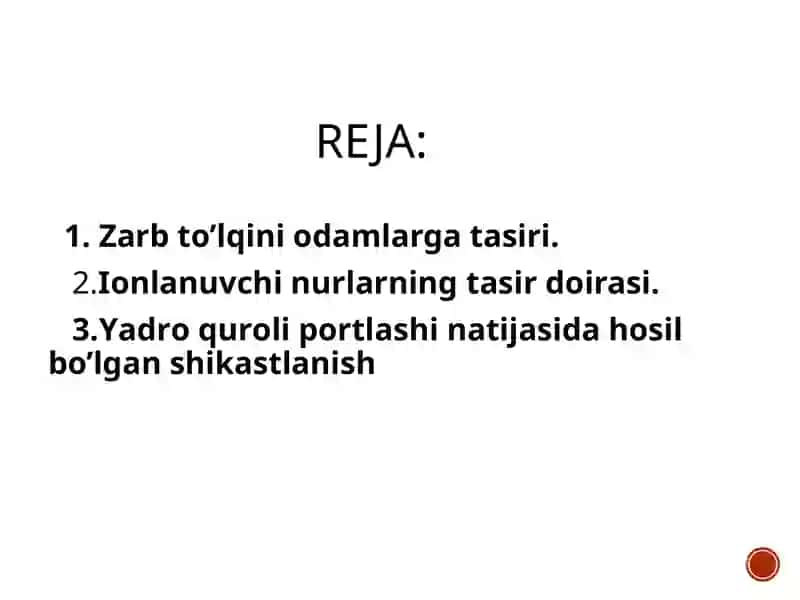 To’lqin zarbi. Jabrlanish zonalarining tavsifi 2