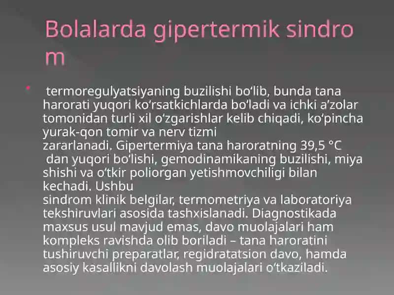 Gipertermiya.TalvasasindromiMiyashishi 2