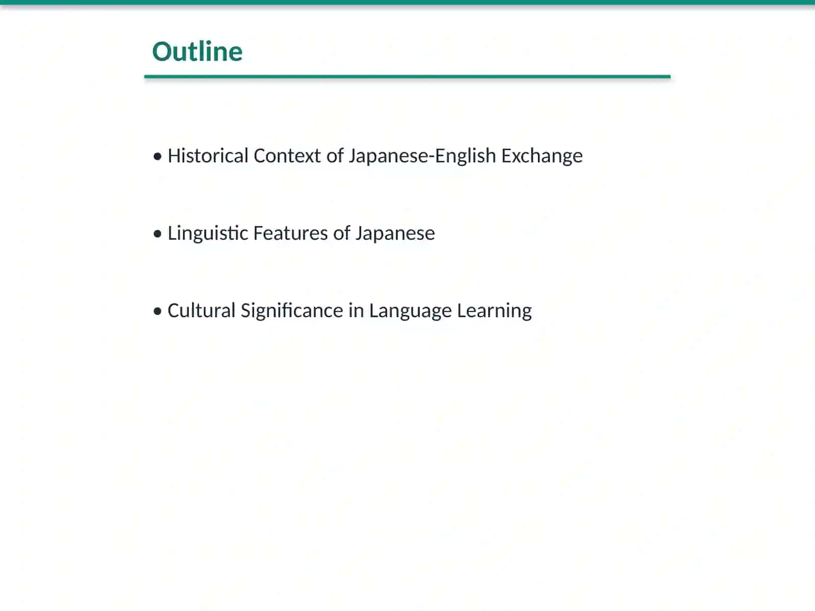 Cultural Exchange: Discovering Japan 2