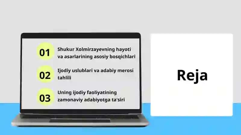 Shukur Xolmirzayev hayoti va ijodi 2