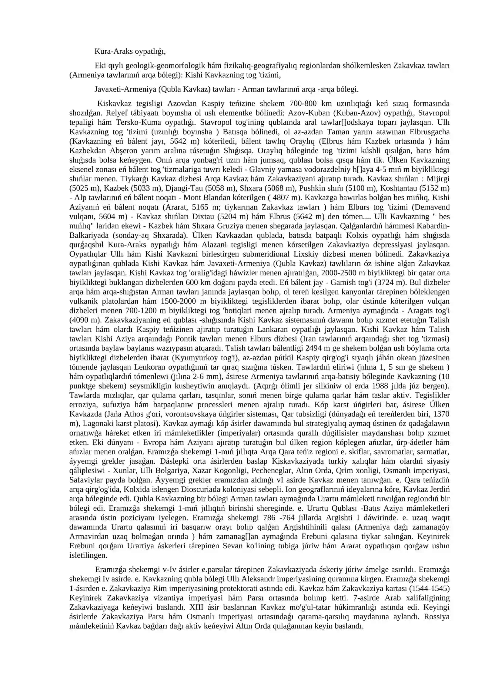 Kavkazning arxaik dáwiri arxeologiyası (Leksiya 13) 2