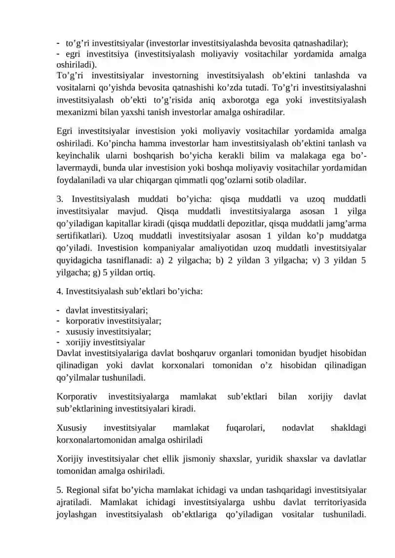 SANOAT KORXONALARINING INVESTITSON VA INNOVATSION FAOLIYATI 2