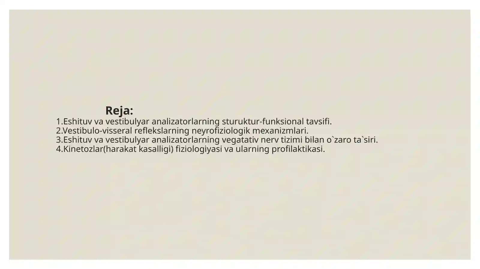 EshituvvaVestibulyaranalizatorlarvaichkia`zolarningo`zarobog`liqligi 2