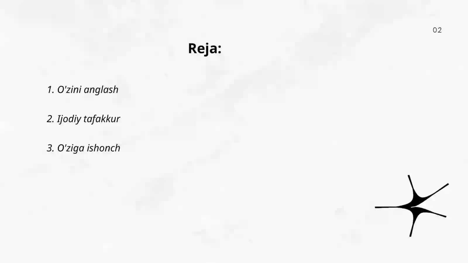 O'zini anglash 2