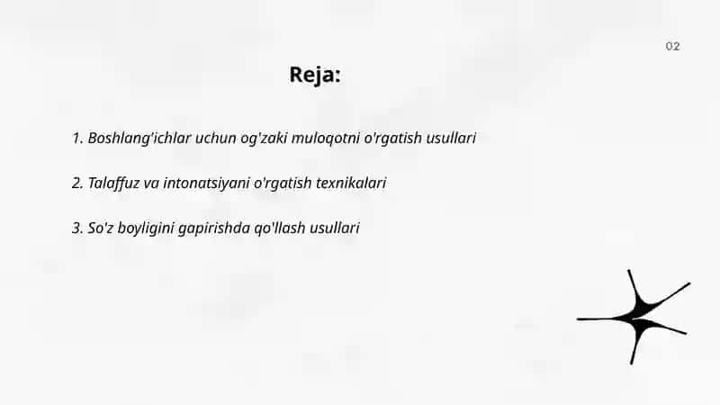Ingiliz tilida gapirishni o'rgatish 2