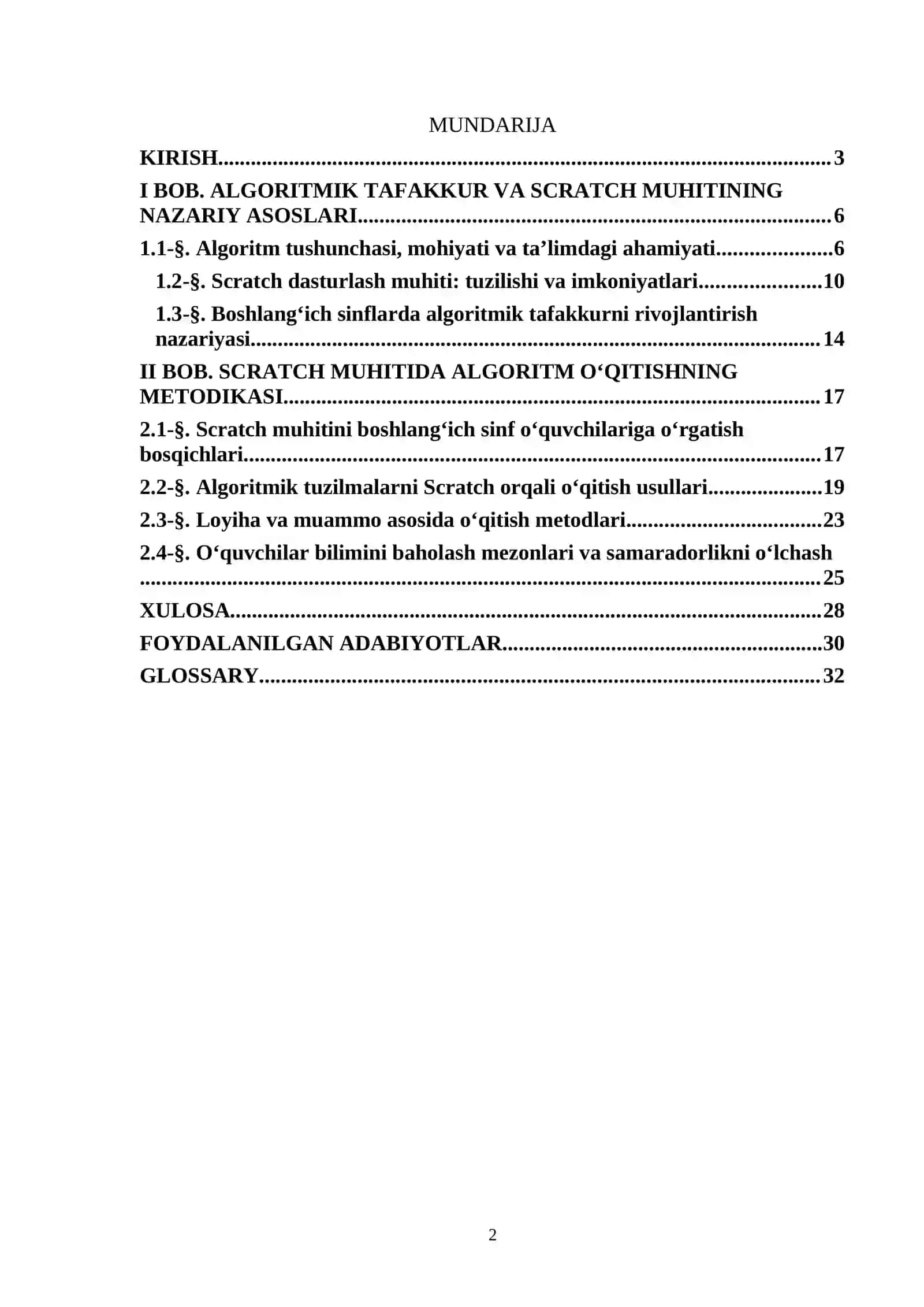 Scratch muhiti orqali boshlang‘ich sinflarda algoritm tuzish metodikasi 2