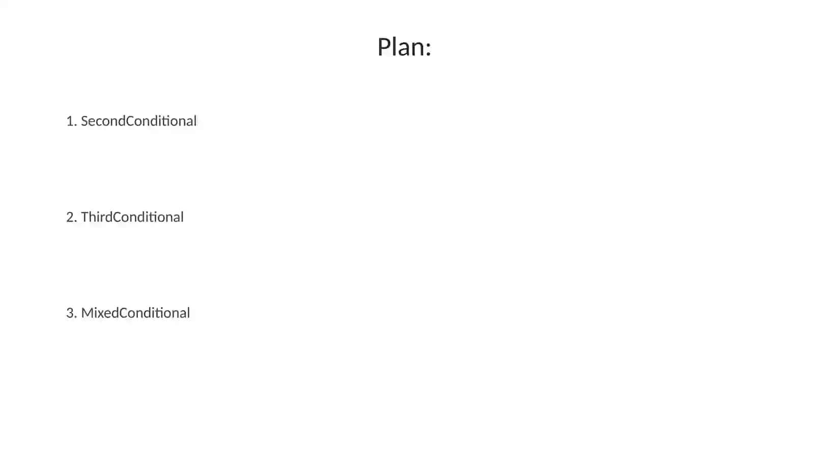 Conditionals second third mixed 2