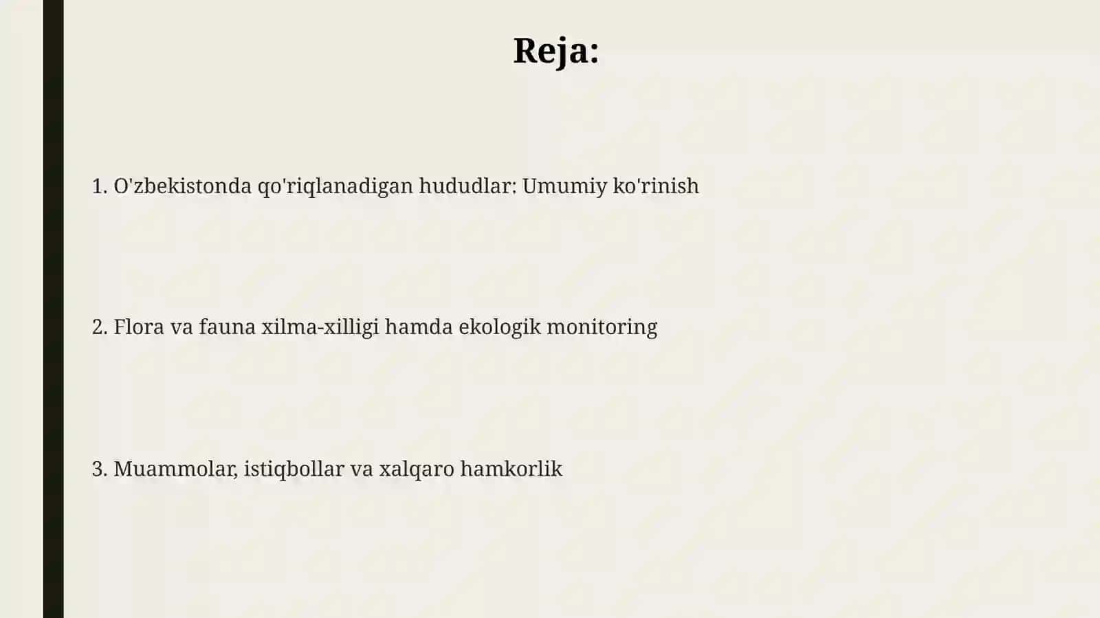 O‘zbekostonda tashkil etilgan qo‘riqxonalar va buyurtmalar 2