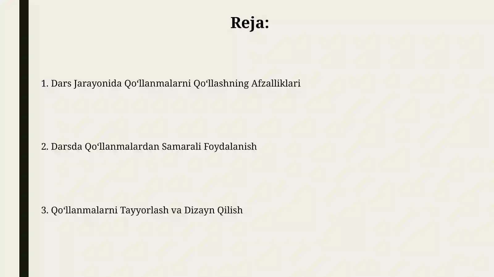 Dars jarayonida tarqatma materiallaridan foydalanish 2