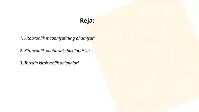 Kitobxonlik madaniyatini shakllantirish metodikasi 2