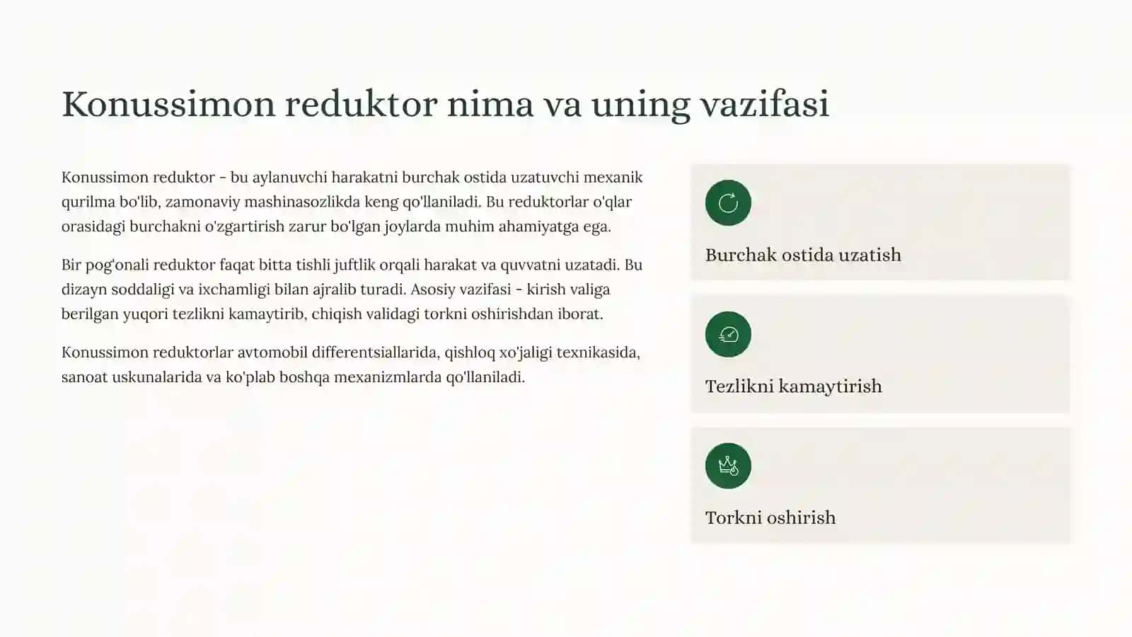 Konussimon Reduktorlar 2