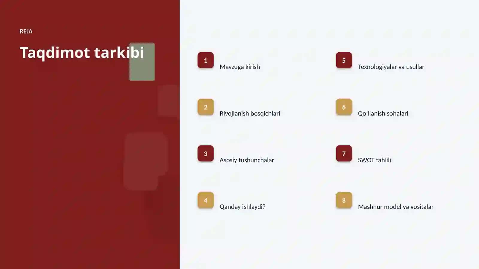 SUNʼIY INTELLEKT • PROFESSIONAL TAQDIMOT 2