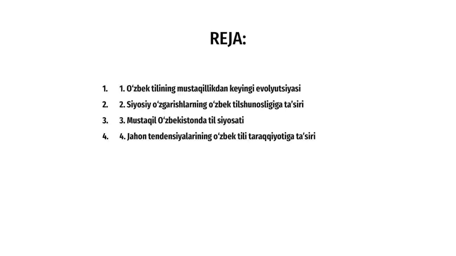 Mustaqillikdan keyingi oʻzbek tilshunosligi. 2