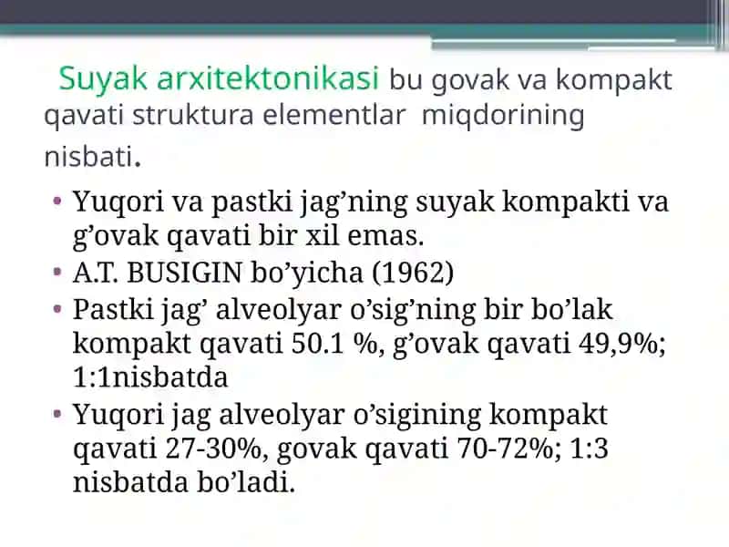 Yuqori va pastki jag’lar alveolyar o’siq atrofiyasi 2