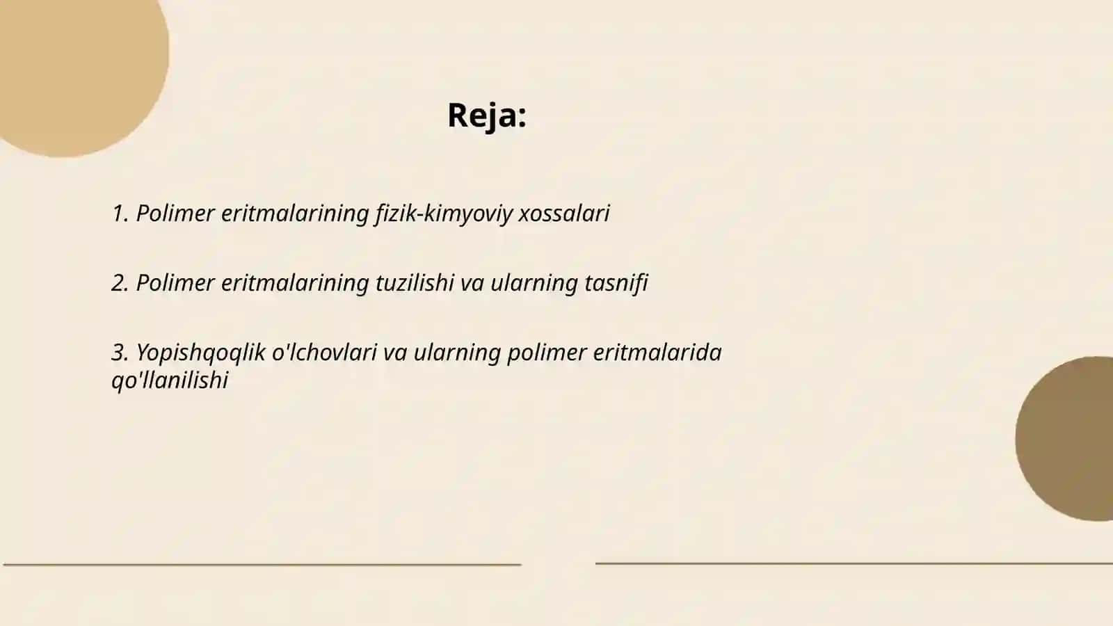 Polimer eritmalarni tadqiq qilish usullari 2