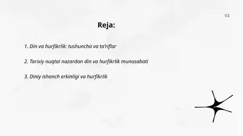 Din va hurfikrlik 2