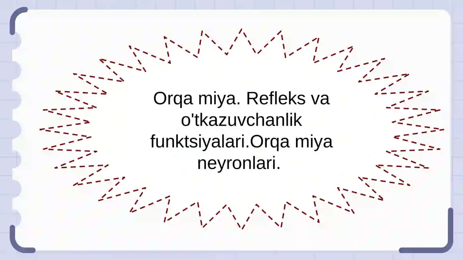 Orqa miyaning tuzilishi va funksiyalari 2
