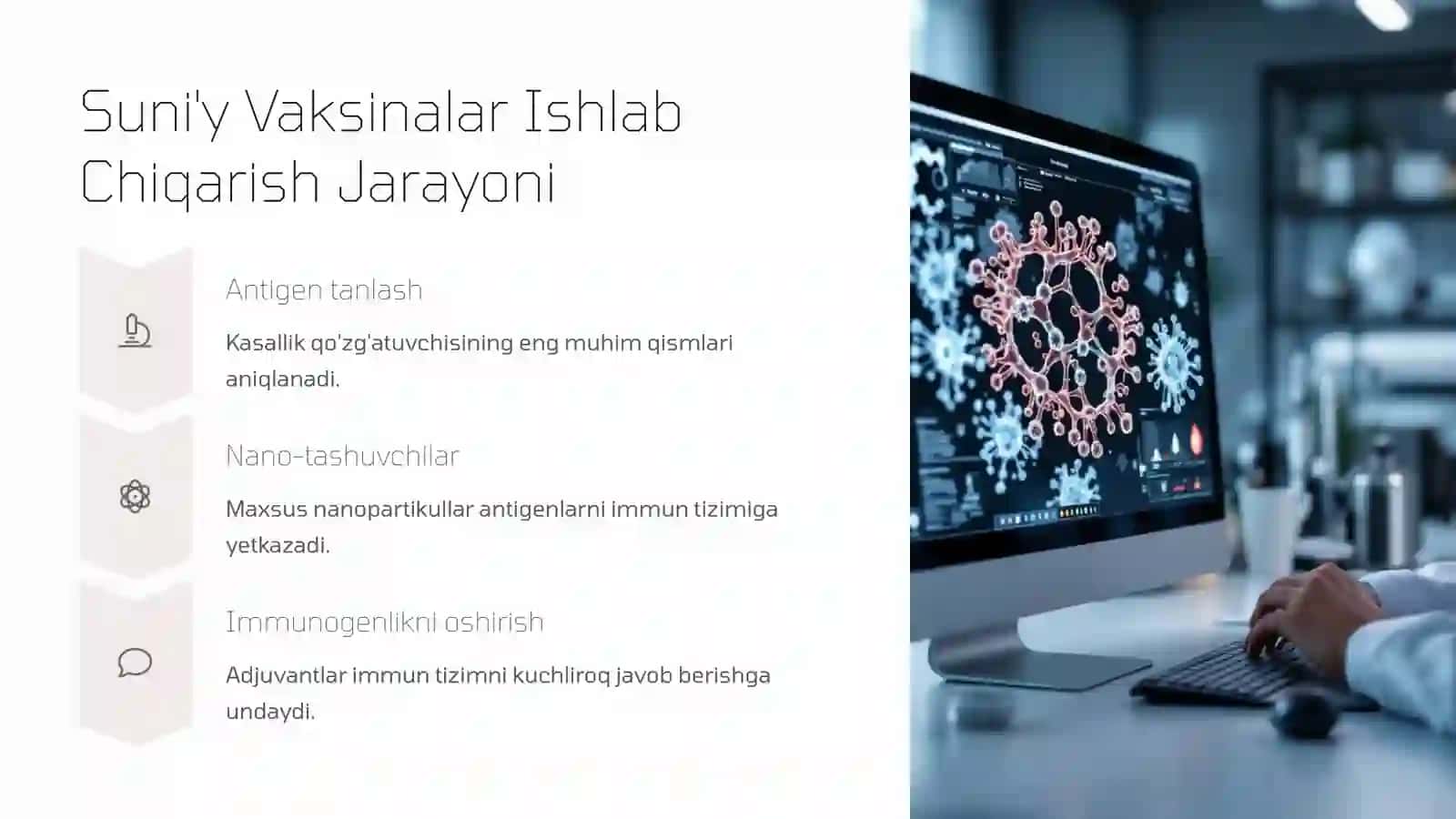 Suni'y Vaksinalar: Ishlab Chiqarish va Tibbiyotdagi Ahamiyati 2