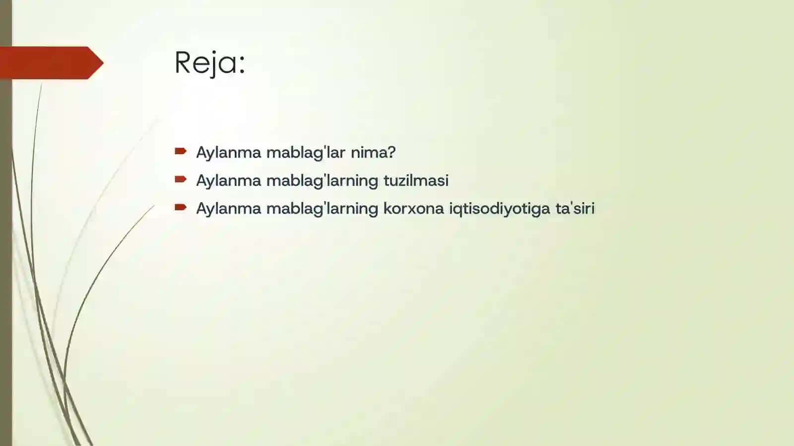 Aylanma mablag'lar 2