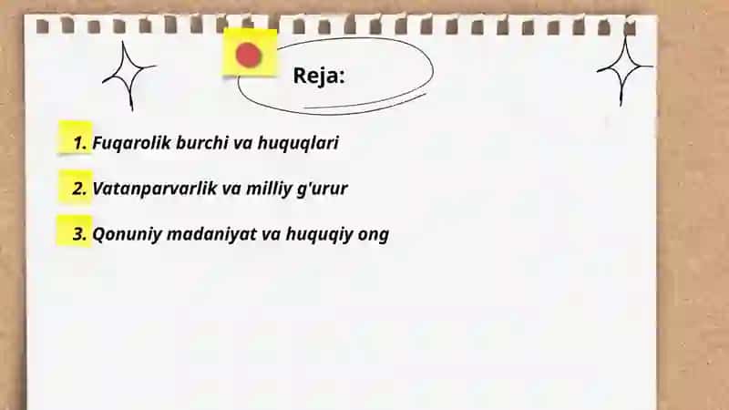 Fuqarolik tarbiyasi, maʼnaviy axloqiy tarbiya, Mehnat tarbiyasi, Jismoniy va estetik tarbiya 2