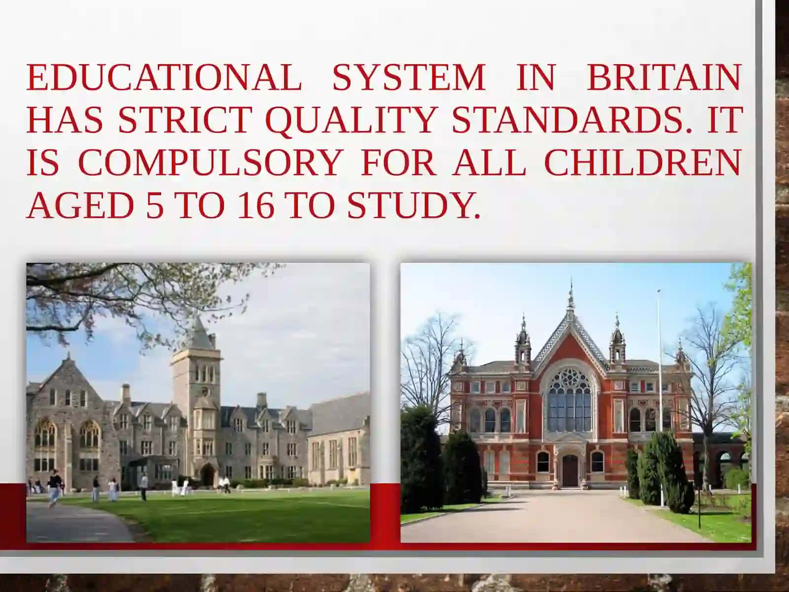 EDUCATION SYSTEM OF UNITED KINGDOM 2
