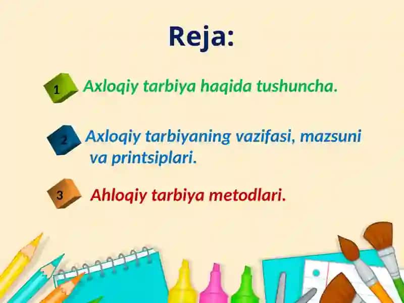 maktabgacha tarbiya yoshdagi bolalar faoliyatini tashkil etishda tarbiyasining o'rni 2