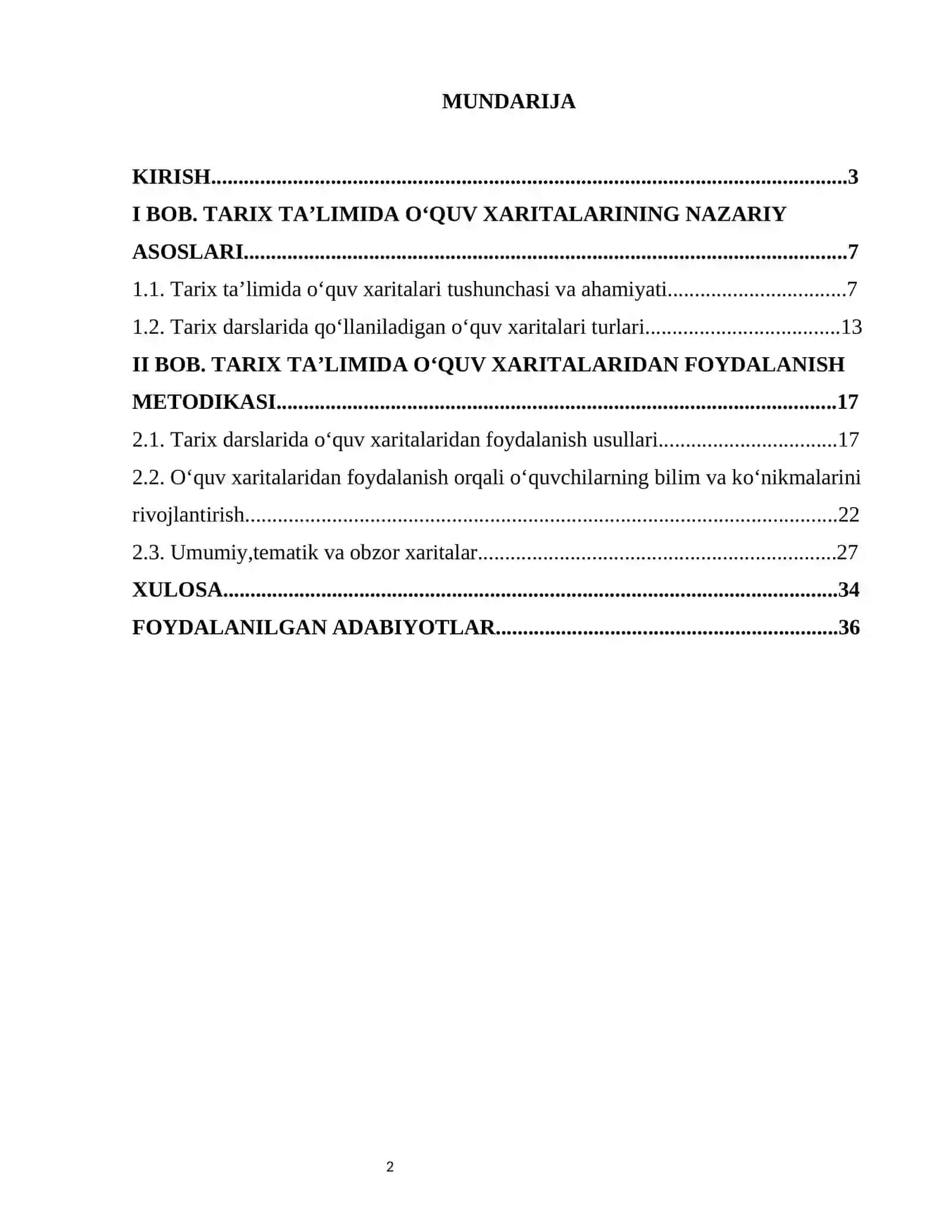 O’quv xaritalari-tarix ta’limi asosiy vosita sifatida 2