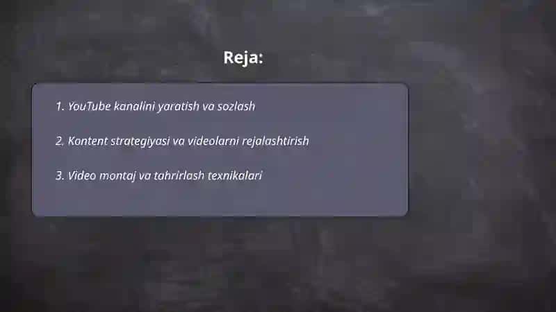 You tube platformasi 2