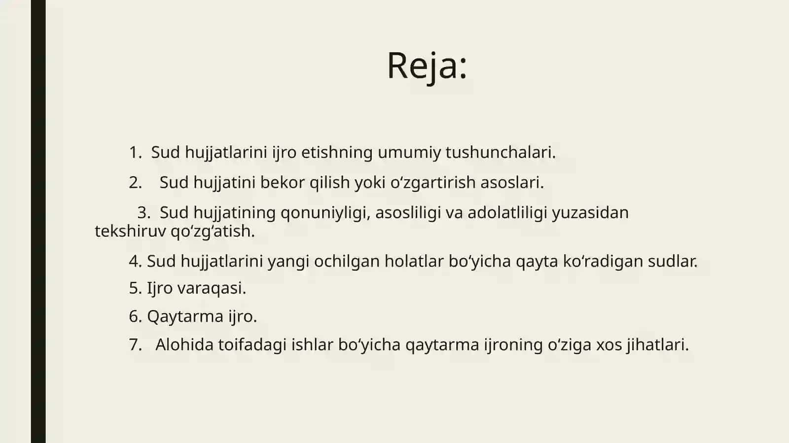 Sud hujjatlarini ijro etish 2