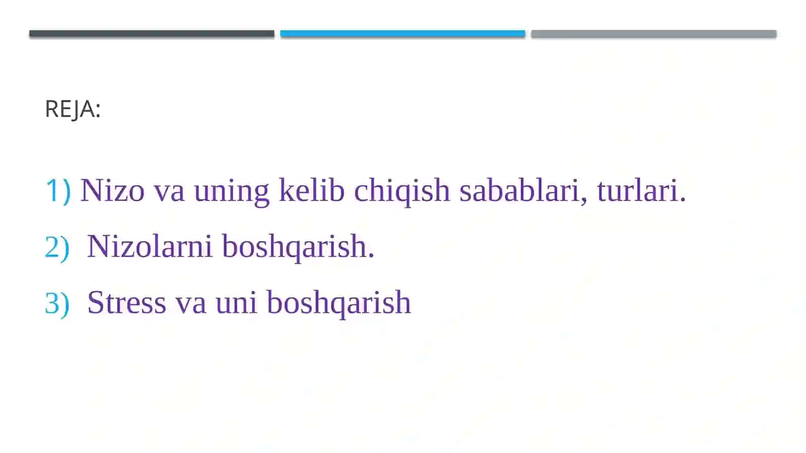KORXONADA Nizo va stresslarni boshqarish 2