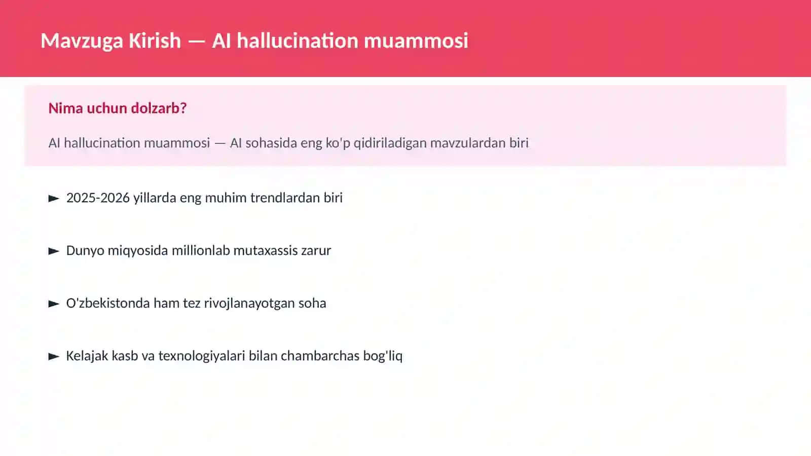 AI hallucination muammosi 2