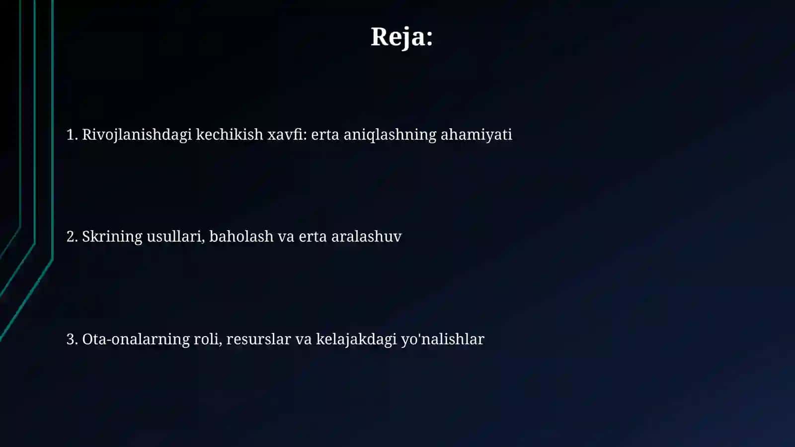 Rivojlanishda kechikishi xavfi boʻlgan bolalarniertaaniqlash 2