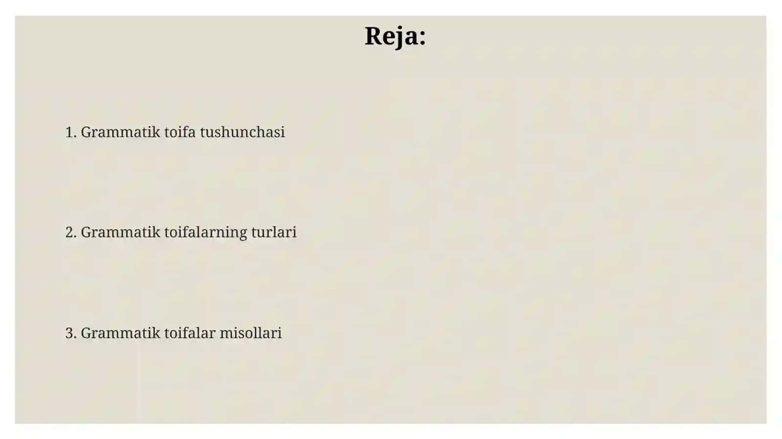 Olmoshlarning grammatik toifalari 2