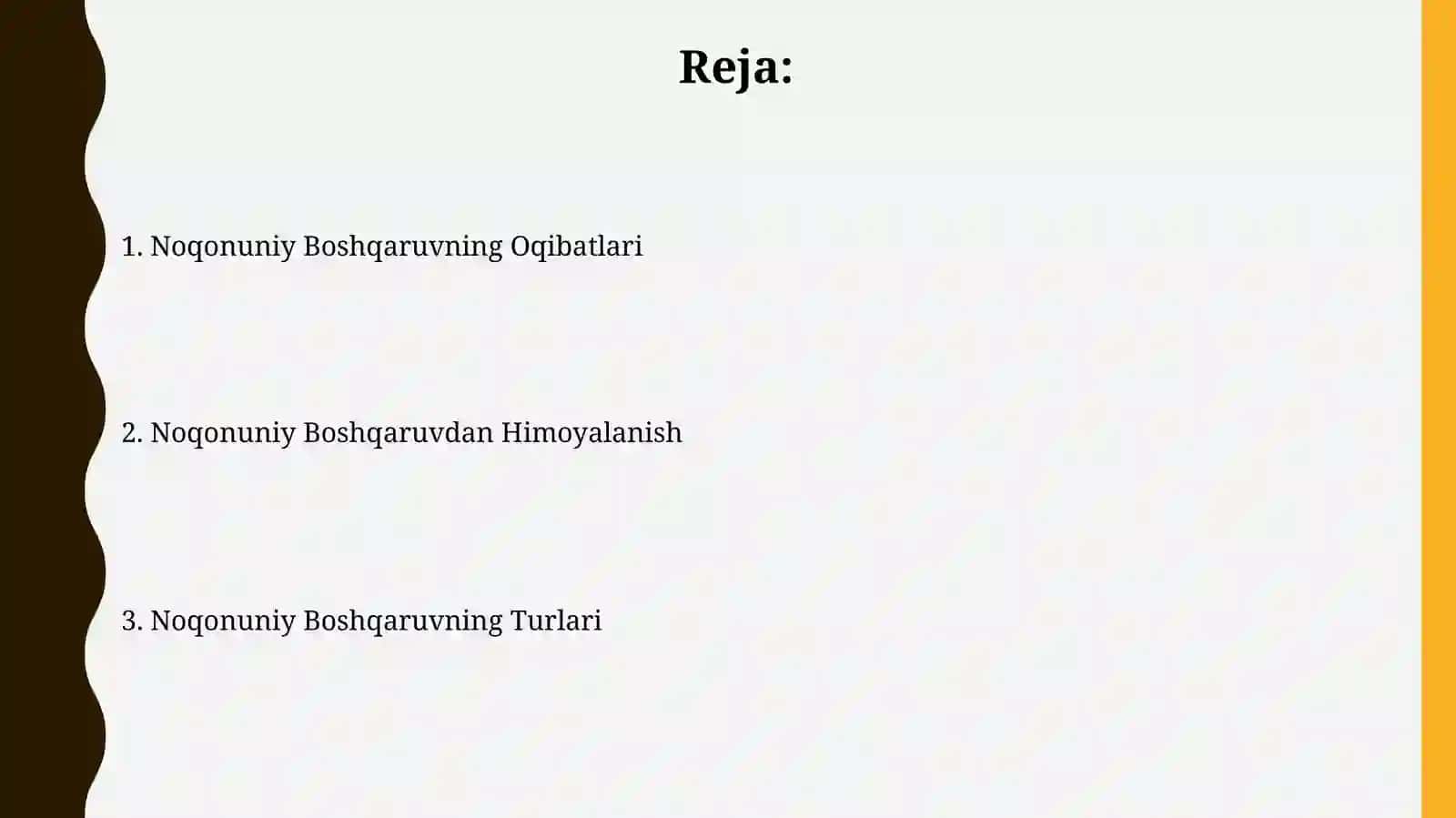 Boshqaruvning nohuquqiy shakllari 2