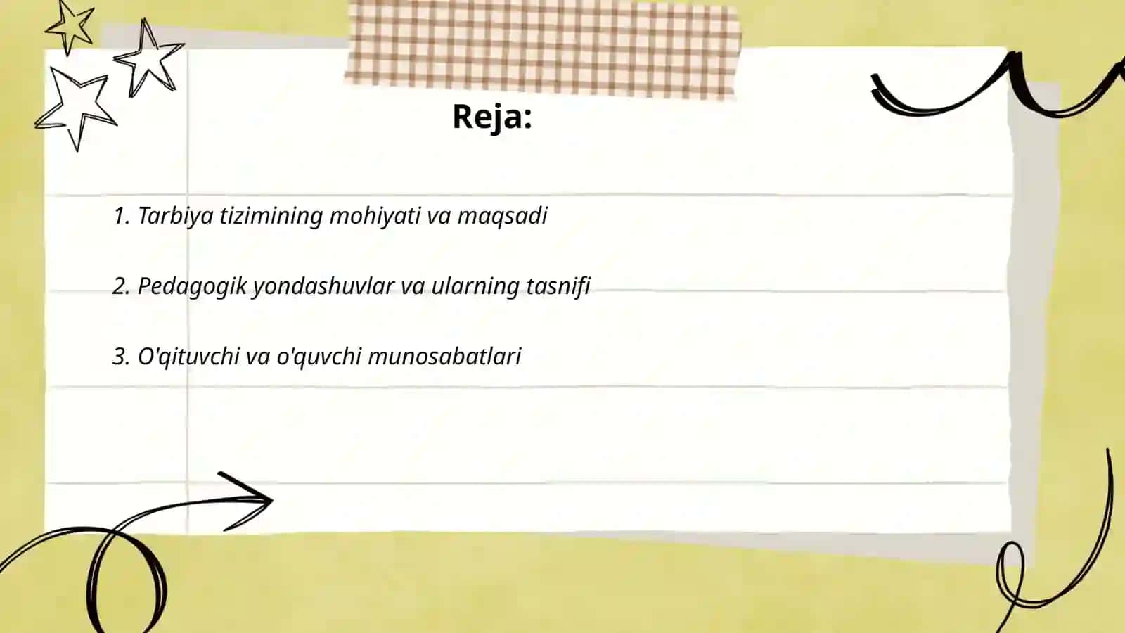 Tarbiya tizimiga pedagogik yondashuv 2