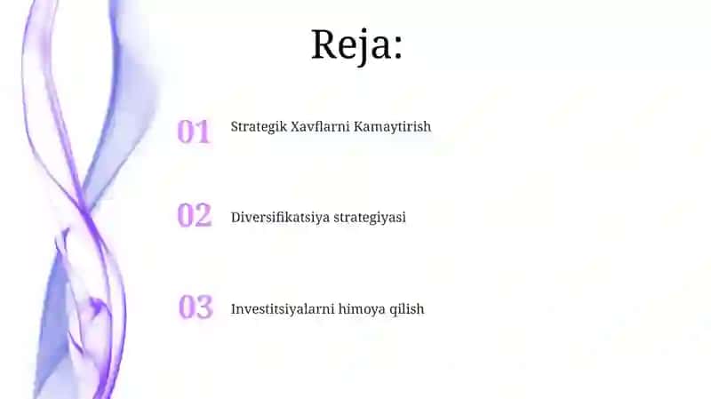 Risklarni pasaytirish yollari 2