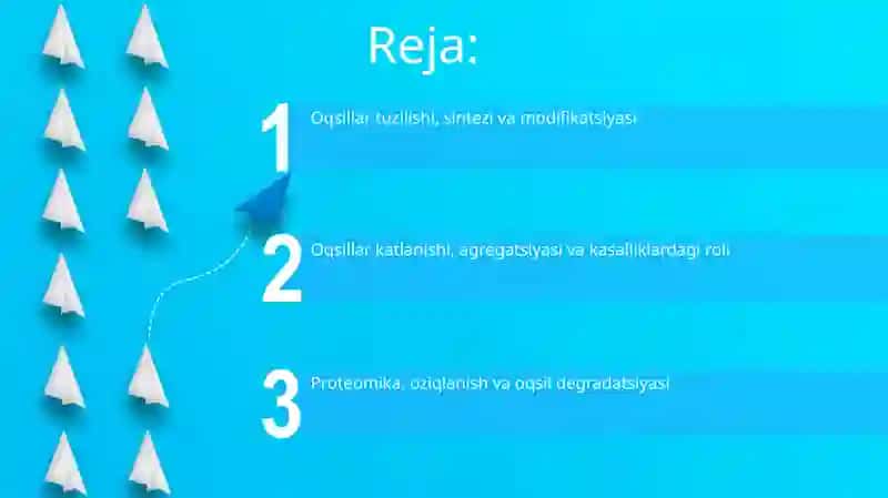 Odam organizmi da oqsilarning biokimyoviy ozgarishi 2