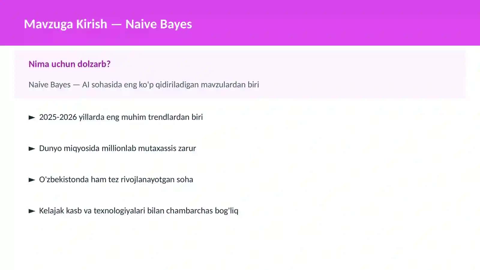Naive Bayes 2