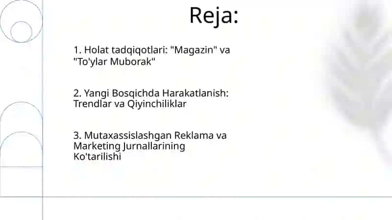 Mag'iz va To'ylar Muborak: Holatlarni O'rganish 2