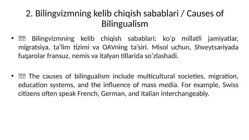 Bilingvizmgakirish/ Introduction to Bilingualism 2